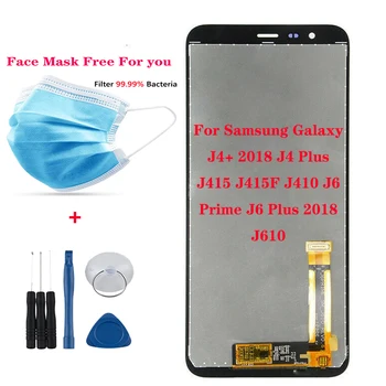 

Original LCD For Samsung Galaxy J4+ 2018 J4 Plus J415 J415F J410 J6 Prime J6 Plus 2018 J610 Display Touch Screen LCD pantalla