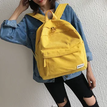 

Backpacks Women School-Bag Travel-Shoulder Large-Capacity Vintage Girls Ladies Dos Sac