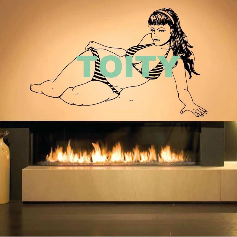 H57cm x W91cm 29 дизайнов Горячая сексуальная девушка Наклейка на стену Pin Up плакат Красивая Женская тела виниловая наклейка домашний декор интерьера в общежитии художественная Фреска - Цвет: H57cm x W91cm