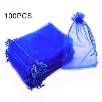 

Lightweight Pure Pigment Color Mesh Yarn Beam Mouth Gift Candy Bag Christmas Gift Bag