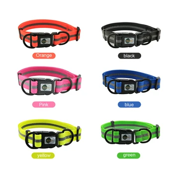 

Pet dog collar PVC Reflective Cat collar anti dirty easy to clean for Big small dogs New High quality puppy pet accessories