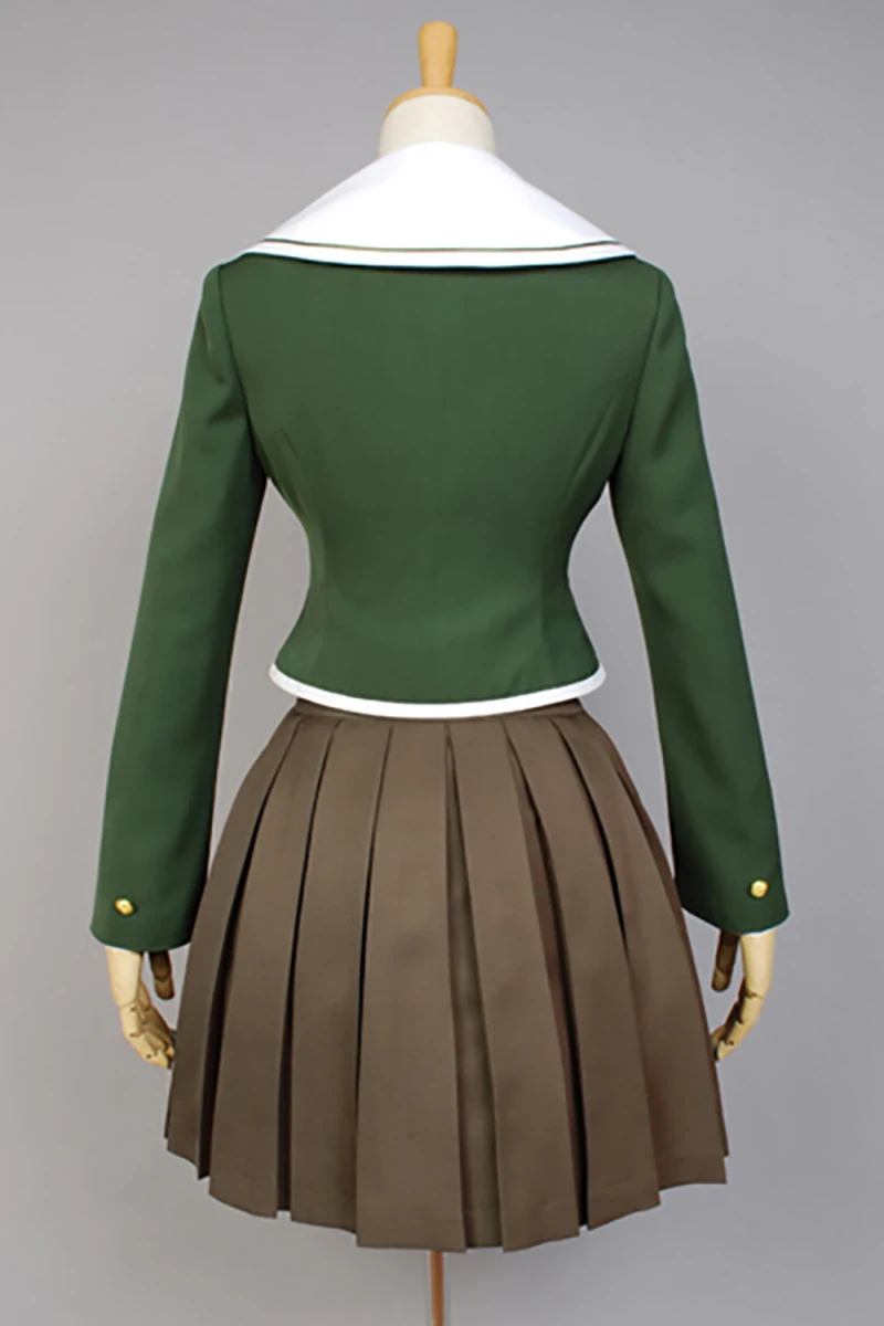 Danganronpa Fujisaki Chihiro школьная форма пальто рубашка платье наряд Аниме Косплей костюмы на Хэллоуин для женщин
