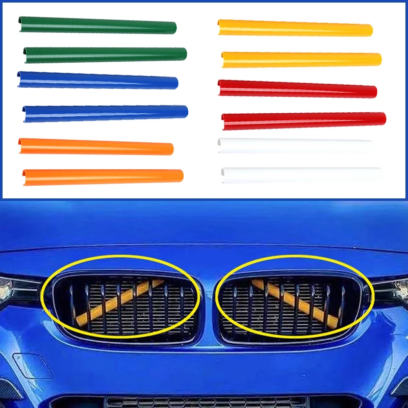 

Car Front Grille Trim Strips Cover For BMW X1 X2 F48 F39 5 6 7 Series F10 F11 F12 F13 F18 F01 F02 F03 F04 F06 F07 Accessories