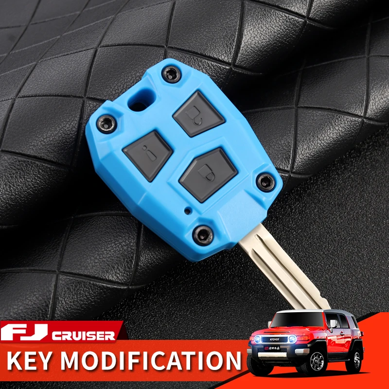 ignition wires 06-21 Year Toyota FJ Cruiser Accessories Modification Remote Key Case Shell Colorful Decoration Protection Cover glow plugs