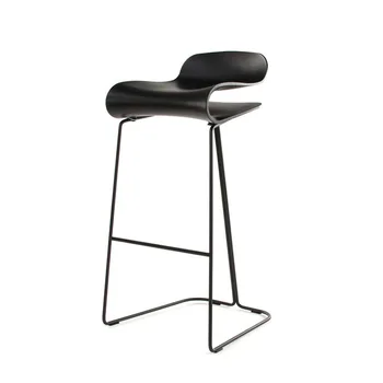 

Bar chair Nordic modern minimalist wrought iron bar chair home high stool cafe bar chair front high chair