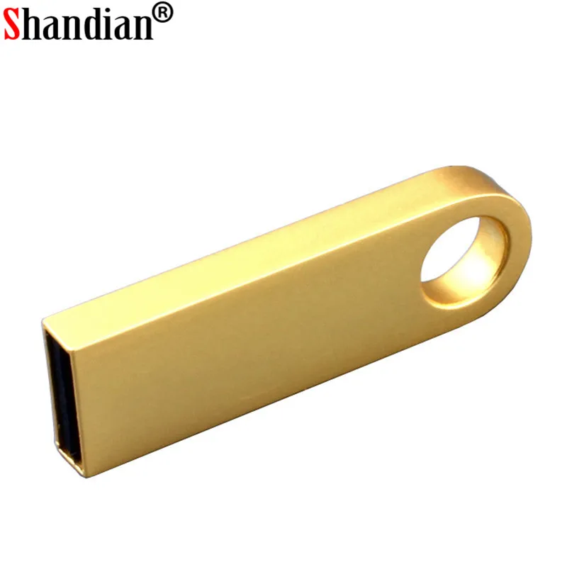 Внешний флэш накопитель SHANDIAN из нержавеющей стали 4 ГБ 8 16 32 ГБ|USB флэш-накопители| |