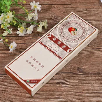 

10 Packs Apple Fruit Tea Cigarette without Nicotine Clearing Lung to Quit Smoking Wholesale