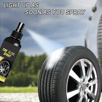 

New Car Tire Refurbishing Coating Spray Mutlipurpose Restore Tire Plastic Shine Automative Wheel Cleaner