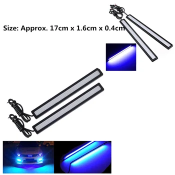 

1pcs DC 12V 17cm Blue Super Bright LED Car COB Lights DRL Fog Driving Running Lamp Waterproof Wholesale