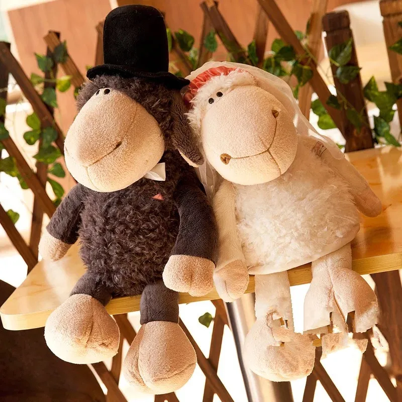 35cm Wedding Dress Dolly Sheep original cute sheep creative plush toy stuffed doll children baby christmas gift | Игрушки и хобби