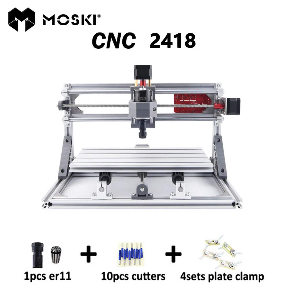

CNC 2418 with ER11 (laser options),mini cnc engraving machine,Pcb Milling Machine,Wood Carving machine,cnc router,cnc2418 GRBL
