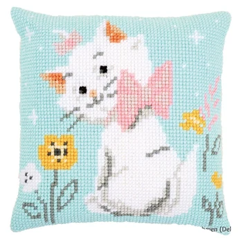 

Dropshipping Latch Hook kits Pillow dolphin Diy Handmade Printed Canvas Cushion Latch Hook Kits DIY Unfinished accessories Cat