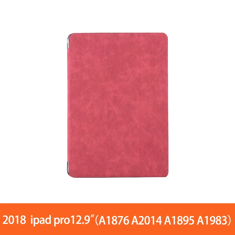 ipad pro12.9 red Для ipad Air 2 кожаный чехол / ipad 9," ПК Защитный чехол для ipad Pro 10,5" 12," кожаный смарт-чехол - Цвет: ipad pro12.9 red