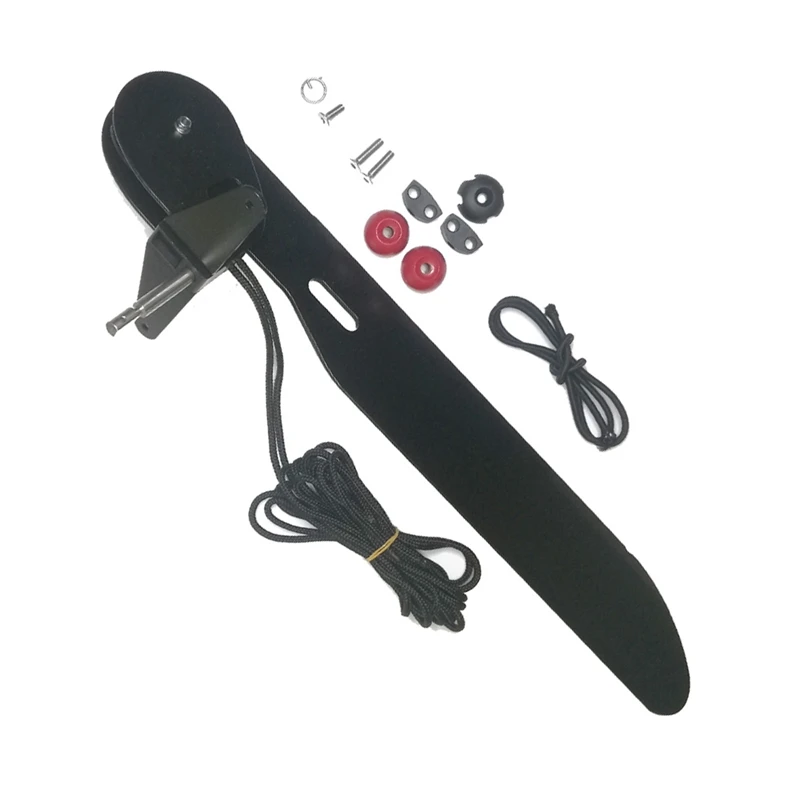 

Canoe Kayak Rudder Foot Braces Pedal Pilot Controlling Steering System