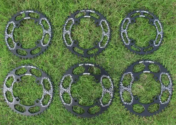 Mountain Bicycle Chainwheel MTB bike crankset Aluminum Narrow Wide Chainring BCD 104 40/42/44/46/48/50/52T bike chainring bike crank bike crankset bicycle parts