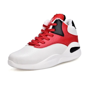 

Men Professional High-top Basketball Shoes Men's Cushioning Light Basketball Sneakers Anti-skid Fur Outdoor Sports Shoes