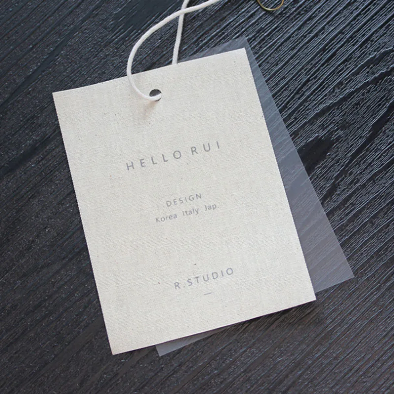 

Canvas tag custom clothes tag PVC soft clothing price tag/clothing size tag/custom clothing paper