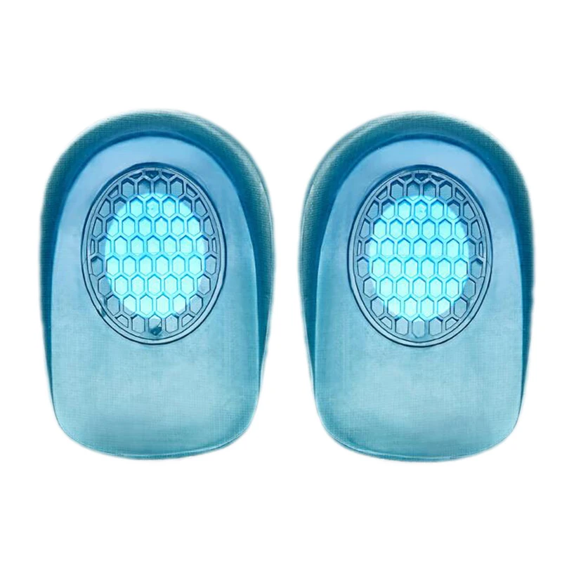 1 Pair Silicone Gel Heel Cups Support Shoe Pads Orthotic Insoles Plantar Care