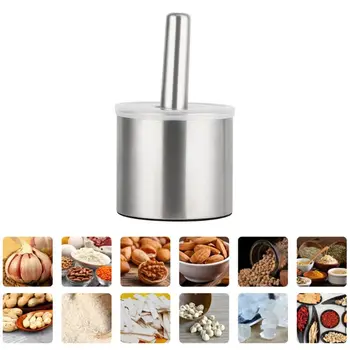 

Mortar and Pestle Sets 304 Stainless Steel Herb Bowl Pills Crusher Pesto Powder Spice Grinder