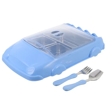 

1 Set of Kids Lunch Box Food Container Bento Meal Case for Travel Camping