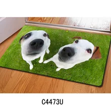 3D 40*60 см реалистичный Графический коврик для собаки моющийся синтетический зеленый тканевый коврик многоразовый мягкий прочный ковер