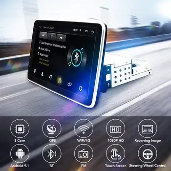 

10.1 inch 1 DIN Android 9.1 Car Radio Multimedia Video Player GPS Navigation 2+32G Touch Screen WIFI 4G Car Stereo Radio FM/AM