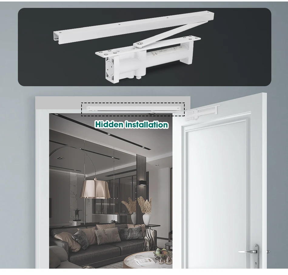 White-color-6303-Marie-buffer-door-closer-Home-hydraulic-door-spring-automatically-close-the-artifact-positioning-40KG-65kg_22