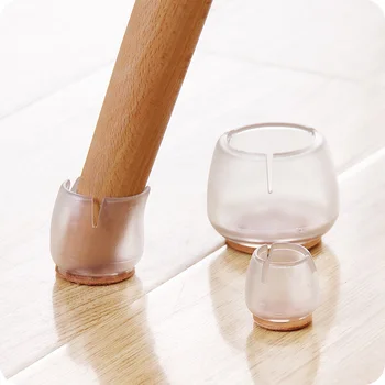 

Caps Foot Bottom Cover Pads Wood Floor Protectors 16Pcs/Lot Table Chair Leg Mat Silicone Non-slip Table Chair Leg