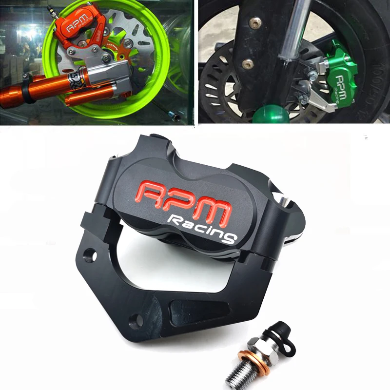 RPM Motor Universal Motorcycle Brake Calipers Pump+200/220mm Disc Brake Pump Bracket For Yamaha Aerox Nitro RSZ BWS Zuma
