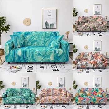 

Flower universal elastic sofa cover tight all-inclusive non-slip Slipcovers Armchair Cover 1/2/3/4 seater sofa towel