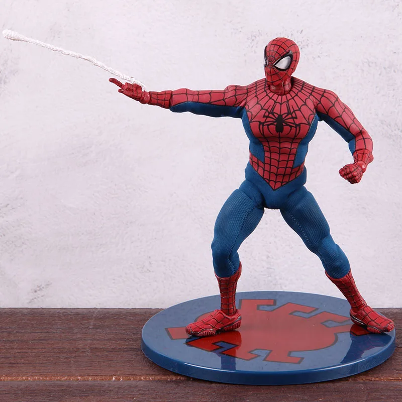 Mezco Marvel, Мстители, Человек-паук, один: 12, коллекционная поза, модель, фигурка, игрушки