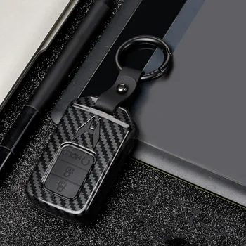 Caso Della Copertura di Chiave dell'automobile Di Vibrazione Adatto Per Honda Civic HR-V CR-V Accord Jade Crider Odyssey 2015- 2018 A Distanza di Protezione in fibra di carbonio