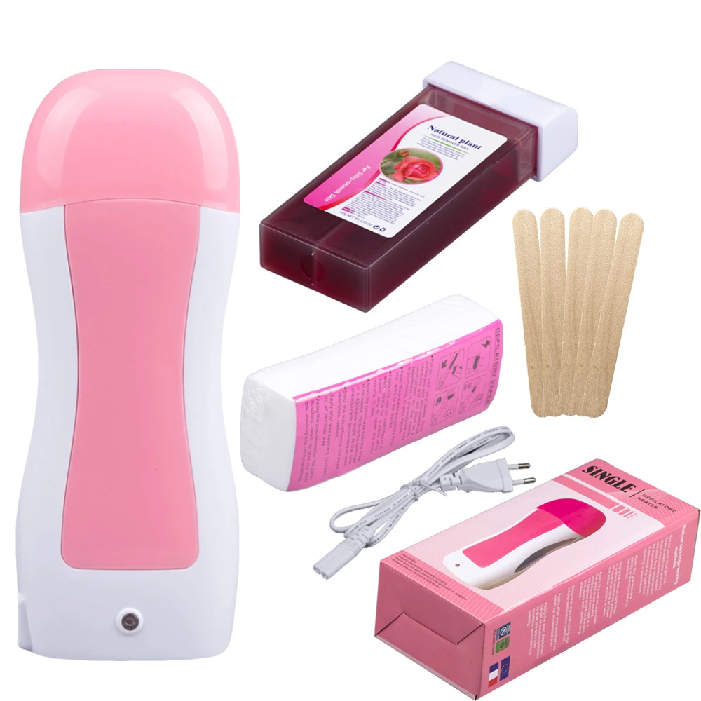 Paraffin Roller Epilator Wax Heater Machine Set Hair Removal Depilatory Strips Roll On Waxing Warmer Kit Cartridge Sticks Paper Hair Removal Cream Aliexpress