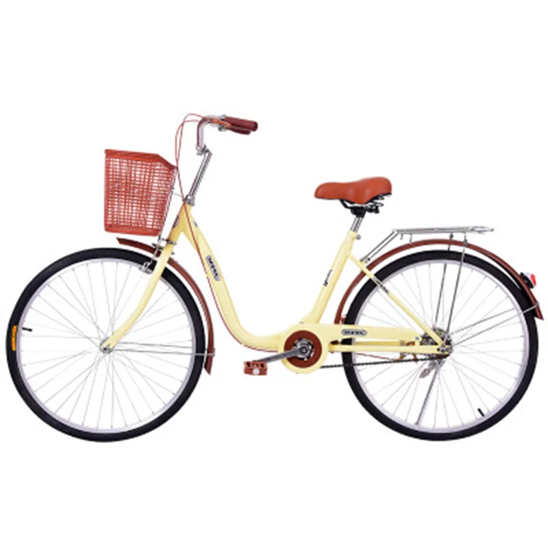 24-Inch Adult Road Bike City Commuter Car Male And Female Pedaling Bicycle