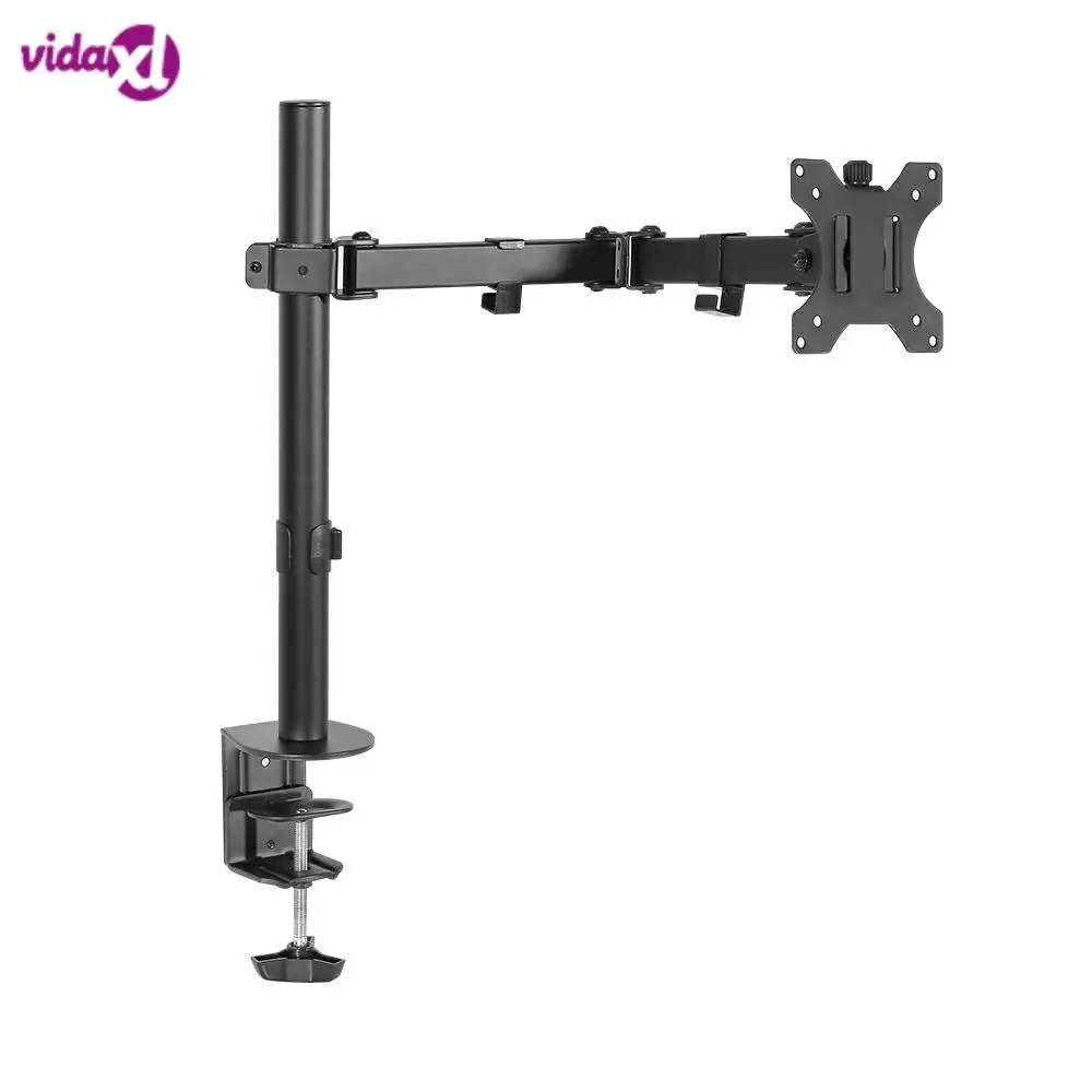 

Single LED Monitor Arm Stand Display Bracket Holder LCD Screen Display With Adjustable Height And Detachable VESA Plate A2