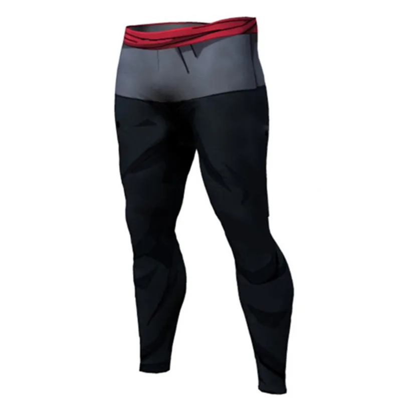 Goku 3D Printed Pattern Compression Tights Pants Men Sweat pants Skinny Legging Trousers Male Vegeta Costume Long pants men trousers
