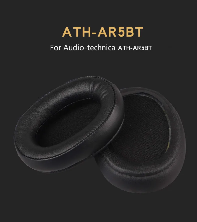 High-quality Headset Foam Cusion Replacement for Audio-technica ATH-AR5BT AR5IS Earpads Soft Protein Sponge Cover Comfortable