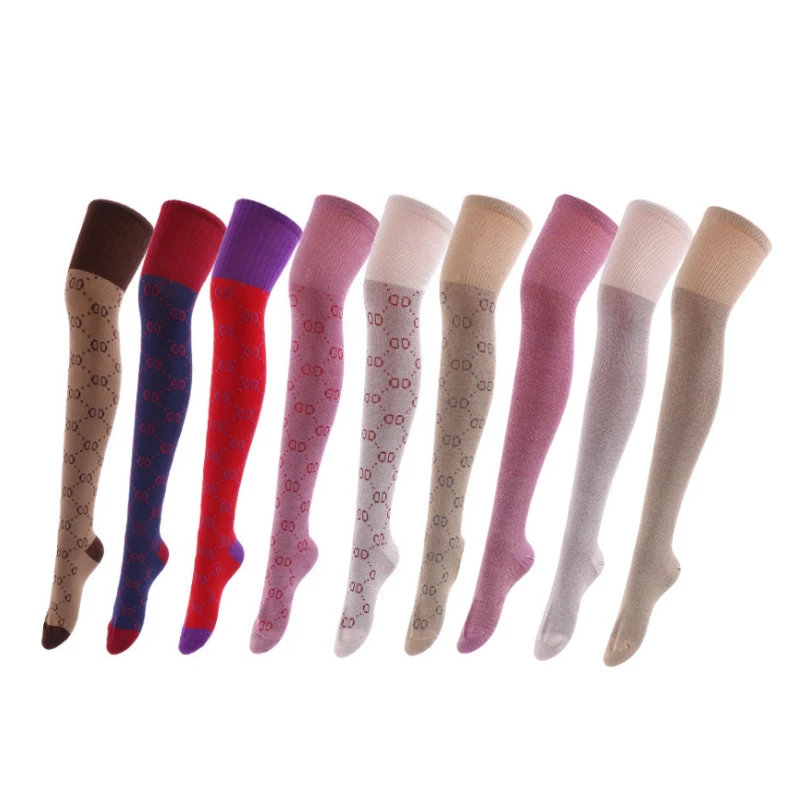 Женские длинные гольфы, толстые шерстяные носки, зимние шерстяные вязаные носки, носки, чулки до бедра, модные сексуальные