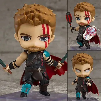 

Anime Marvel Avengers Thor Odinson Cute Kawaii Super Hero 10cm Action Figure Toys