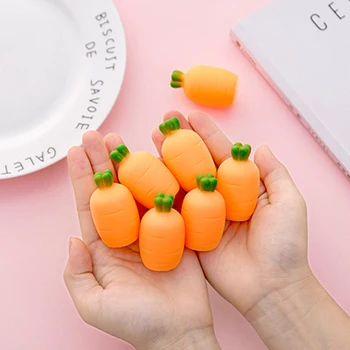 

10PCS Cartoon Carrots Anti-stress Toy Toy Cute Animal Anti stress Ball Squeeze Rising Toys Soft Sticky Stress Relief Toys Funny
