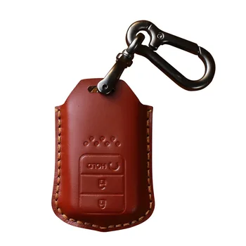 

New 2019 model is stylish and artistic for Honda's smart 3-button, hand-made top-layer cowhide car key cases