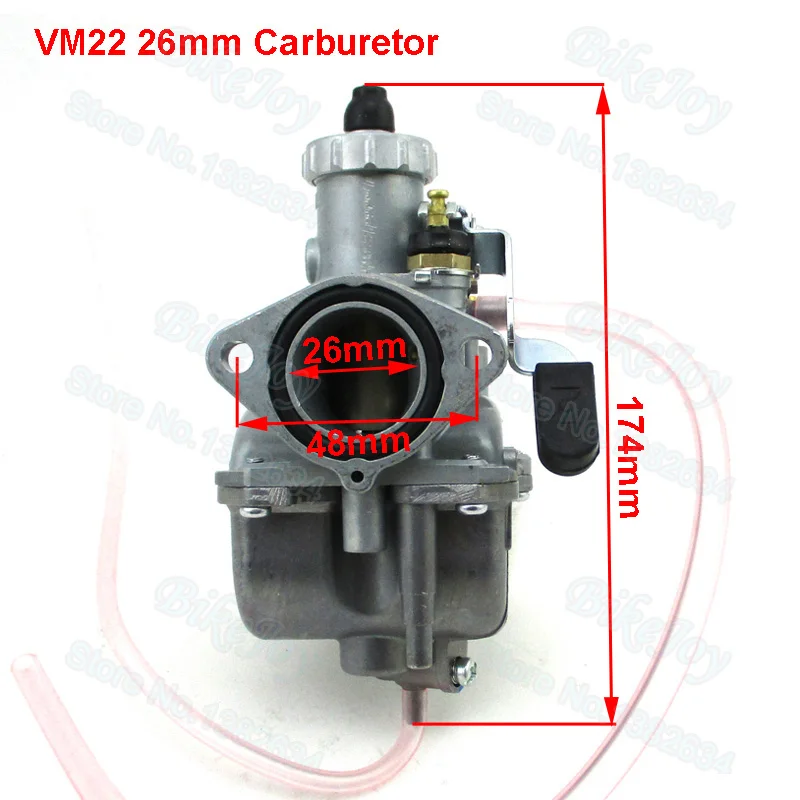 Mikuni VM22 26 мм карбюратор в сборе 38 мм воздушный фильтр впускной трубы прокладка для 110cc 125cc 140cc SSR YCF BSE питбайк