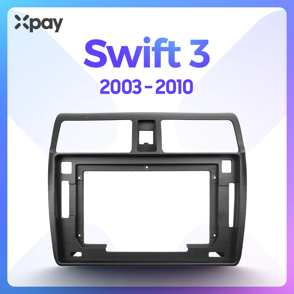 XPAY 10.1 inch 2din car dashboard frame CD DVD GPS car radio stereo trim kit audio panel for