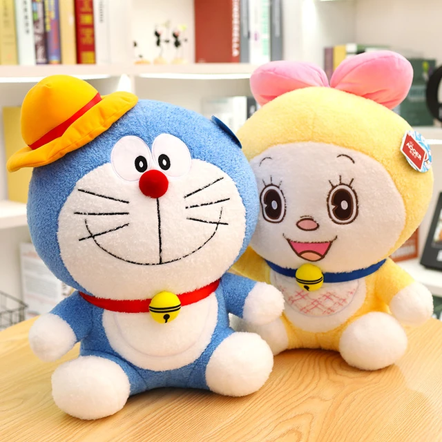 Original Anime Doraemon Dorami Plush Toys Creativity Stuffed Doll Cute  Kitten Peluche Toy Kawaii Room Decor