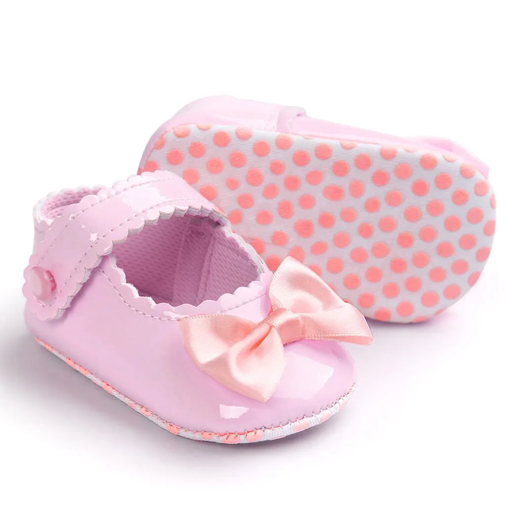 SAGACE обувь для малышей; модная обувь для малышей; обувь с бантом для первых шагов; кроссовки с нескользящей мягкой подошвой; обувь принцессы для маленьких девочек