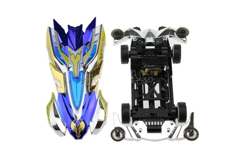 1 Piece AULDEY GO FOR SPEED Mini 4WD Car Model Assemble
