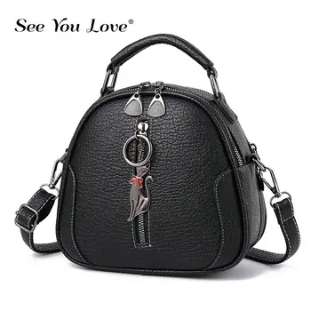 

See You Love 2020 New Women Handbags Pu Leather Small Female Crossbody Bags Zipper Pocket Design Woman Messenger Shoulder Bags