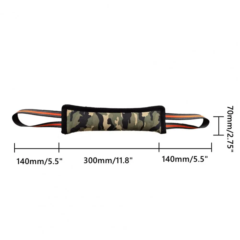 Dog Bite Stick with 2 Handles Teeth Grinding Dog Training Stick Pet Training Jute Sleeve Toy Biting Pillow Tug dog chew sticks dog training supplies dog chew toys