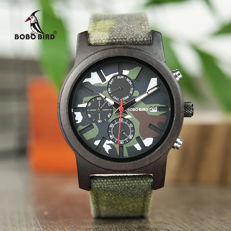 

BOBO BIRD Watch Men Wrist Watch For Man 2020 Casual Quartz Wristwatch Leather Strap Lady Wooden Men's Watch Women Timepieces