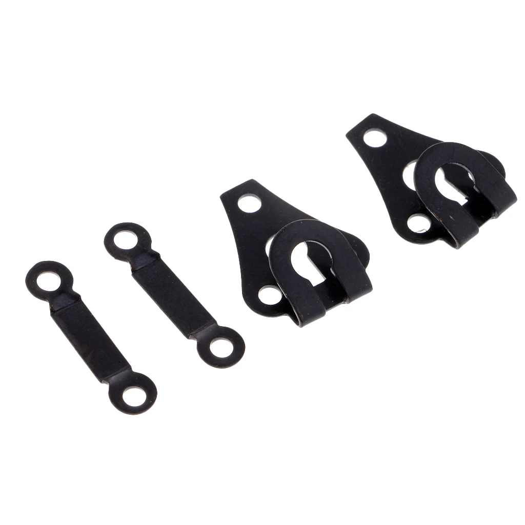 20 Sets Copper Sew-on Hook and Eye Closures Fasteners and Extension Buckle for Trousers Dress Clothing Sewing Accessories